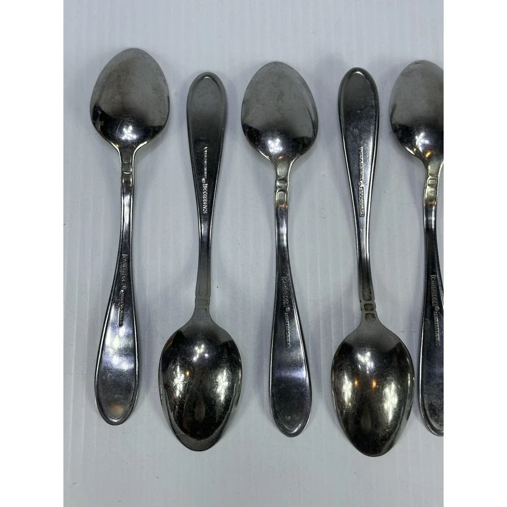 7 Cambridge Stainless Steel CHERISH Spoons Flatware